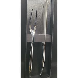 Carvel Hall Steel Smiths 2 Piece Carving Cutlery Set Knife Fork Vintage 1970 Era